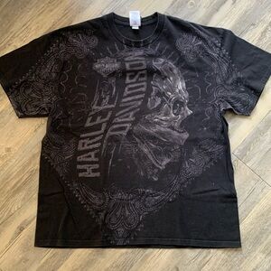Vintage Harley Davidson Skull T-Shirt